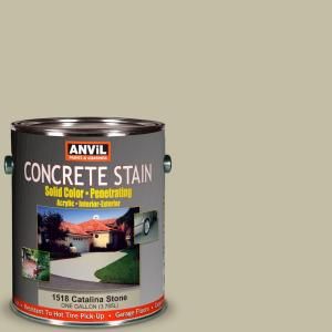 ANViL 1 gal. Catalina Stone Acrylic Solid Color Interior/Exterior Concrete Stain DISCONTINUED 6604