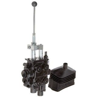 Prince RD522GCGA5A4B6 Directional Control Valve, Monoblock, Cast Iron, 2 Spool, Spool1 4 Ways, 4 Positions, Spool 2 4 Ways, 3 Positions, Spool 1 Tandem, Float Spool, Spool2 Tandem, Spring Center, Detent In for Float Position, Spring Center, Joystick Ha
