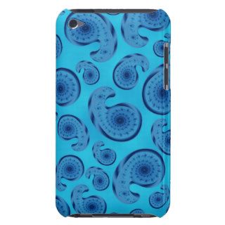 Blue Paisley Pattern iPod Touch Cover