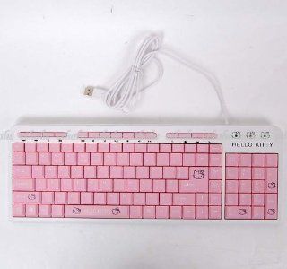 Hello Kitty Multimedia Slim Desktop USB Keyboard Computers & Accessories