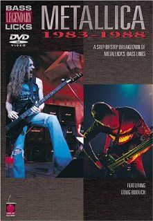 Metallica   Bass Legendary Licks 1983 1988 DVD DVD Movies & TV