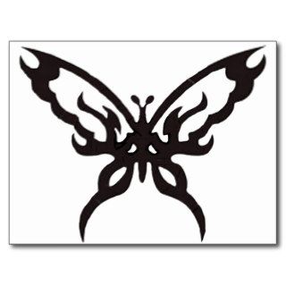 Tattoo Butterfly Post Card
