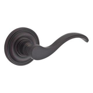 Baldwin Reserve Curve Venetian Bronze Passage Lever with Traditional Round Rose PS.CUR.R.TRR.112
