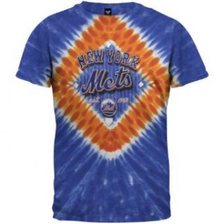 New York Mets   Boys In Field Tie Dye Youth T shirt Youth Medium Blue  Fashion T Shirts  Clothing