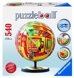 Ravensburger Illusions   540 Pieces Puzzleball with Special Stand Toys & Games