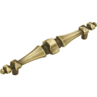 Hickory Hardware Cavalier 4 1/4 in. Antique Brass Pull P132 AB