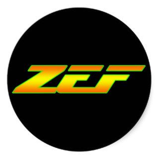 ZEF STICKER DECAL