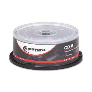 CD R Recordable Discs, 52x Maximum Recording Speed, 700MB/80MIN (IVR77925)