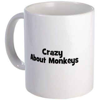  Crazy About Monkeys Mug   Standard Kitchen & Dining