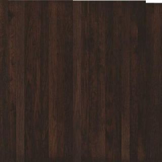 Shaw Hand Scraped Western Hickory Slate Engineered Hardwood Flooring   5 in. x 7 in. Take Home Sample SH 809023