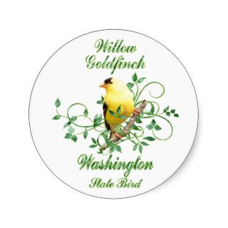 Goldfinch Washington State Bird Stickers