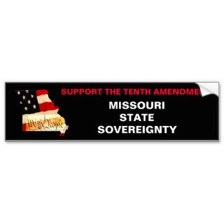 We the People, SUPPORT THE TENTH AMENDMENT, MISBumper Stickers