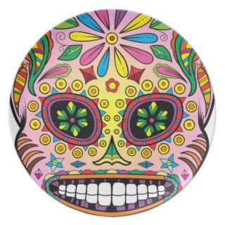 Day of the Dead Dinner Plates