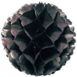 Bulk Buys 12 Inch Black Tissue Ball   Case of 12   Party Decorations