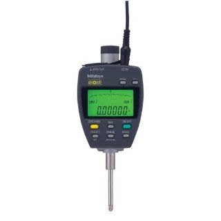 Mitutoyo 543 552A Absolute LCD Digimatic Indicator ID F, with Back Lit LCD, #4 48 UNF Thread, 0.375" Stem Dia., 0 1"/0 25.4mm Range, +/ 0.00012" Accuracy Test Indicators