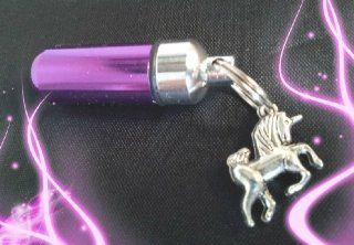 Silver Unicorn   PURPLE CREMATION URN Keepsake with Velvet Pouch & Fill Kit  Other Products  
