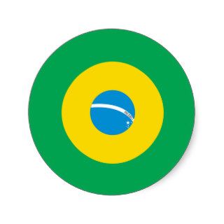 Brazilian Mod Round Sticker