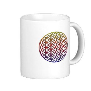 Flower of Life Sacred Geometry Symbol   1 Mugs
