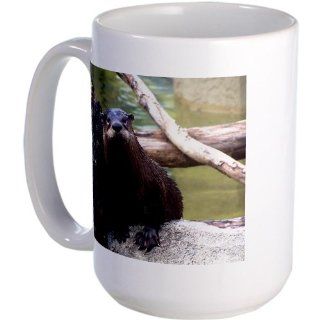  River Otter Large Mug Large Mug   Standard Kitchen & Dining