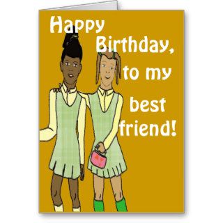 Best friend birthday Card