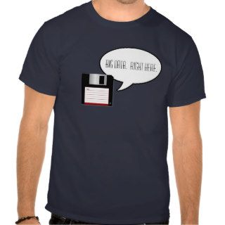 Floppy Disk Says Big Data T shirt