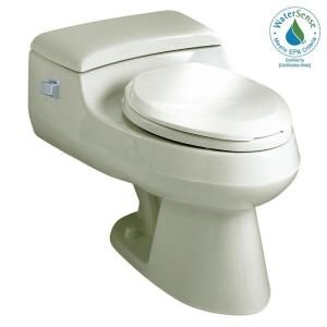 KOHLER San Raphael Comfort Height 1 Piece 1 GPF Pressure Lite Elongated Toilet in Biscuit K 3597 96