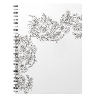 Vintage Lace Tattoo Look Note Books