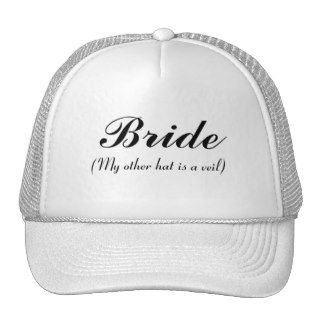Bride, My other hat is a veil