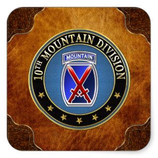 [500] 10th Mountain Division [10th MD] CSIB Stickers