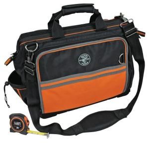 Klein Tools Tradesman Pro Organizer Ultimate Electricians Bag with Free Magnetic Tape Measure 5541819WTM