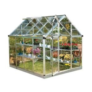 Palram 8 ft. 2 1/2 in. x 6 ft. 2 in. Polycarbonate Greenhouse 701273