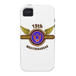 15TH ARMY AIR FORCE "ARMY AIR CORPS" WW II VIBE iPhone 4 CASE