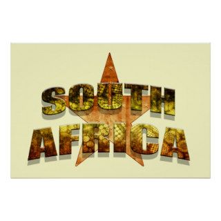 South Africa Star Poster for South Africans