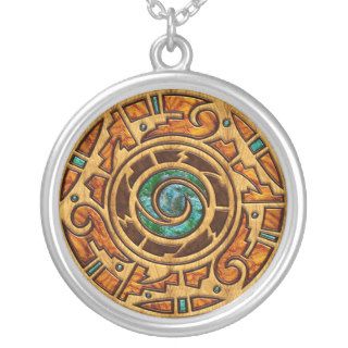 Southwestern Mandala Medallion Necklace