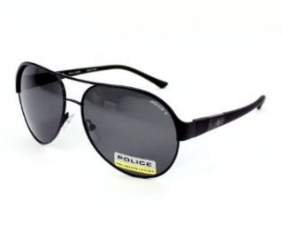 Police Sunglasses S 8563 C 531P Metal   Acetate Black Grey polarized Clothing