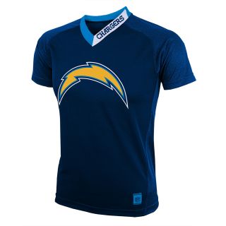 NFL Team Apparel Youth San Diego Chargers Performance Short Sleeve T Shirt  