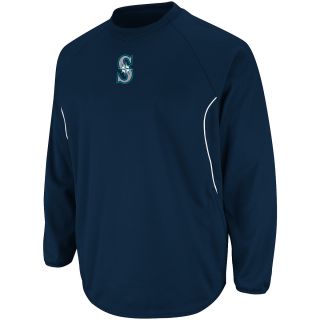 Majestic Mens Seattle Mariners Thermabase Tech Fleece   Size Large, Seattle