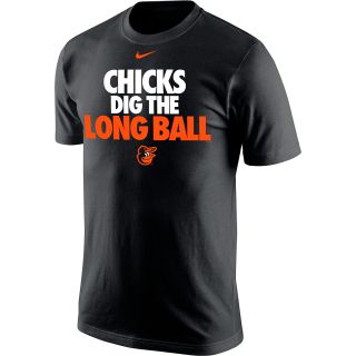 NIKE Mens Baltimore Orioles Chicks Dig The Long Ball Short Sleeve T Shirt  