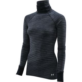 UNDER ARMOUR Womens Printed Fly By Running Turtleneck Top   Size Large,