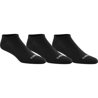 ASICS Womens XLT Low Cut Socks   3 Pack   Size Large, Black/white
