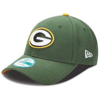 NEW ERA Mens Green Bay Packers 9FORTY First Down Cap, Green