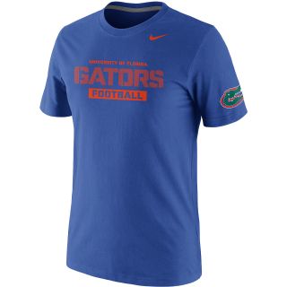 NIKE Mens Florida Gators Practice Team Issue Cotton Short Sleeve T Shirt  