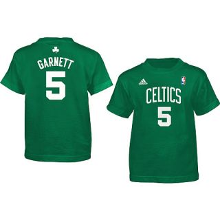 adidas Youth Boston Celtics Kevin Garnett Game Time Name And Number Short 