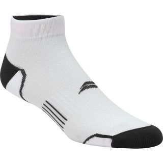 SOF SOLE Fit Performance Running Low Cut Socks   Size Small, White/black