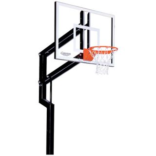 Goalsetter 54 Inch Glass Contender Internal In Ground Basketball System