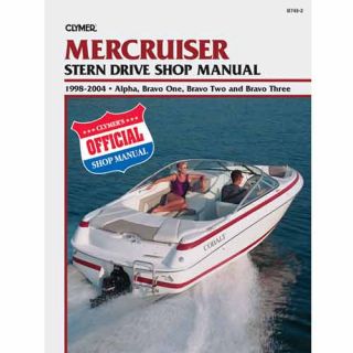 Clymer Mercruiser Stern Drive Shop Manual 1998 2004 (1207452)