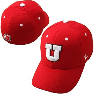 Zephyr Utah Utes DH Fitted Hat   Red   Size 7 1/4, Utah Utes (UTADHR0030714)