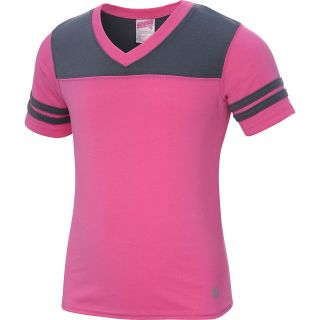 SOFFE Girls No Sweat JV Football Short Sleeve T Shirt   Size Medium,
