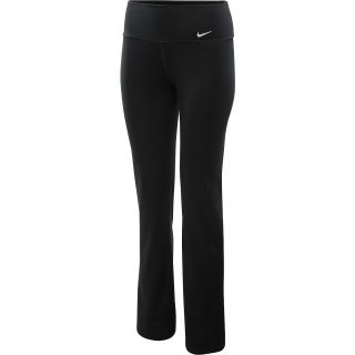 NIKE Womens Legend 2.0 Regular Fit Cotton Pants   Size Small, Black/white