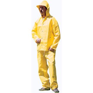 Stansport PVC Rainsuit with Cloth Backing (choose color/size)   Size Large,